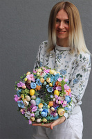 wielkanocny wianek z jajkami, Eggs Pastels