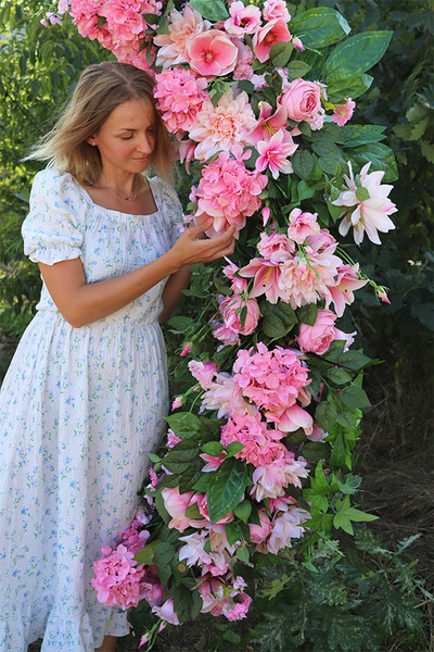 Wedding Ring, obręcz stojąca z dekoracją kwiatową