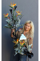 Angelo Garden Black Strelizia, komplet dekoracji nagrobnych