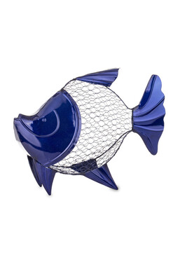 dekoracja ścienna ryba Blue C, wym.32x41x16cm