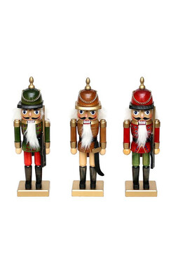 OD RĘKI Hans-Peter B, figurka świąteczna dziadek do orzechów, pomarańcz, wys.26cm