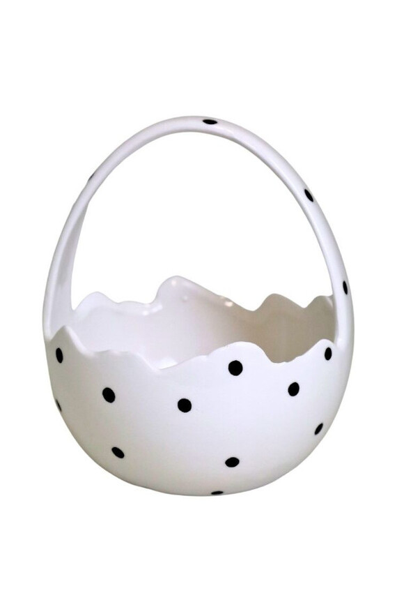 Balck Easter, ceramiczny koszyczek naczynie