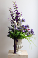 Violette, elegancka kompozycja wiosenna, wym.80x38x32cm