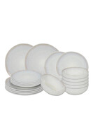 Bonita White, komplet obiadowy dla 6 osób, 18 elementów