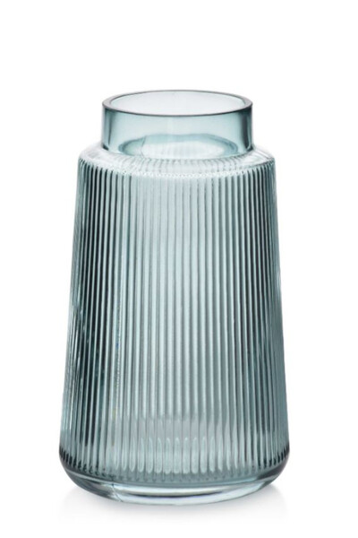 Russo Vase Green A, szklany wazon 1 szt, wys.20cm