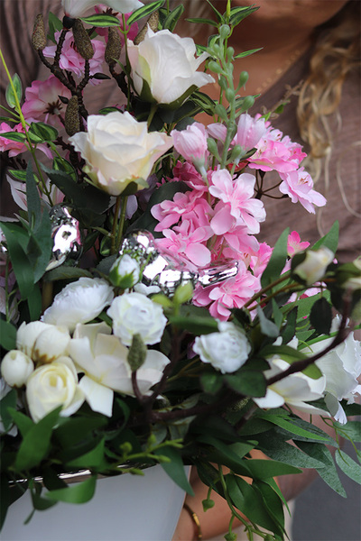 Pink Summer Cinderella, efektowna kompozycja kwiatowa