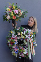 Ogrodowe Cuda, bukiet nagrobny we wkładzie