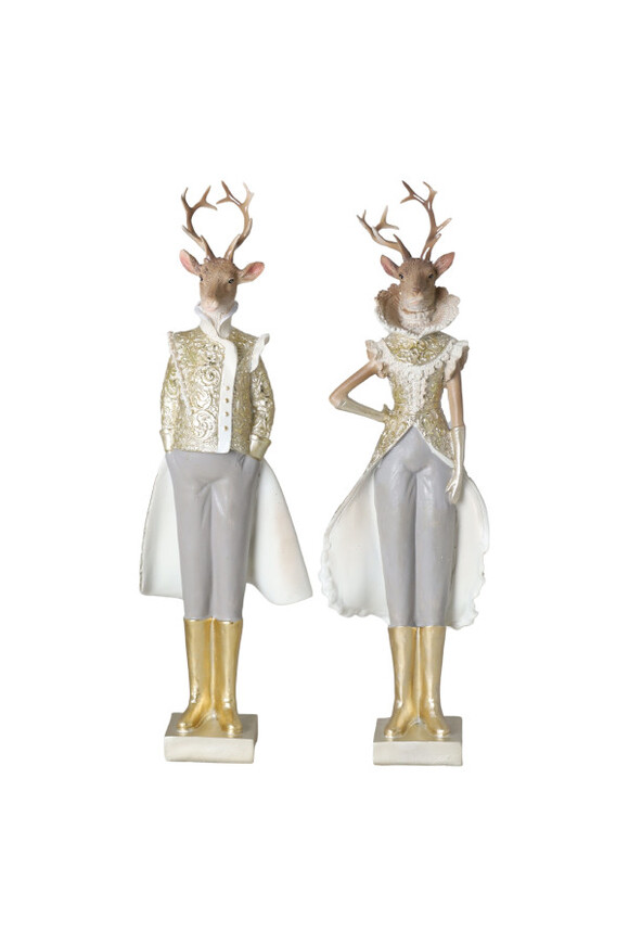Reindeer Royalty, figurka świąteczna renifer