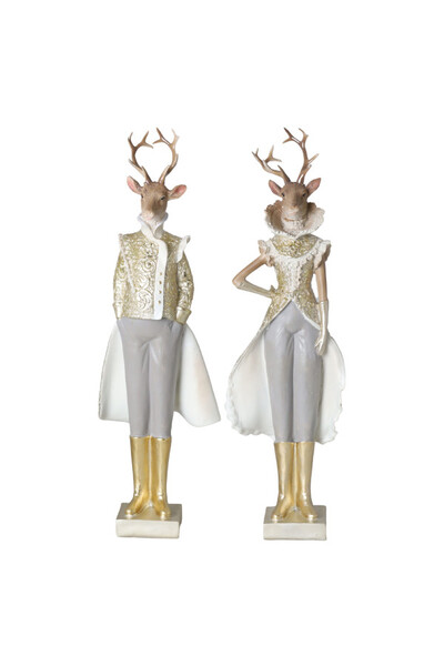Reindeer Royalty, figurka świąteczna renifer