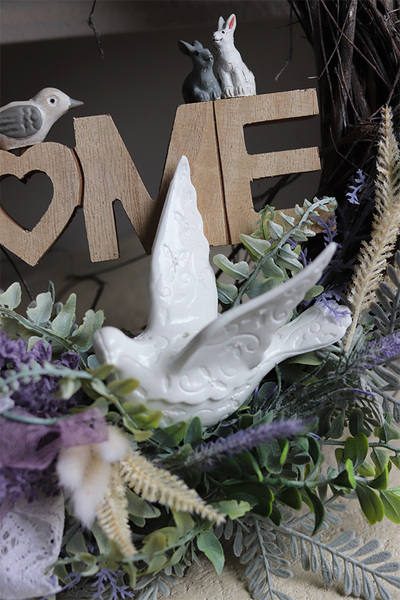 wielkanocny wianek Very Peri Home