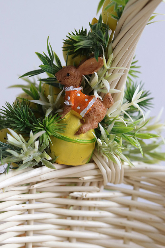 Yellona, dekorowany koszyczek wielkanocny