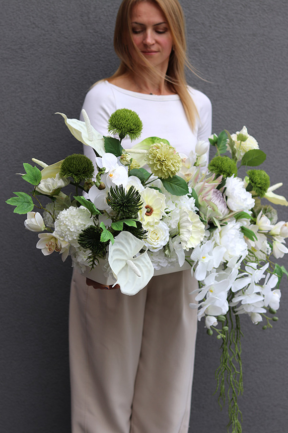 Rozdroże Biel Long, przyjęciowa dekoracja na stół weselny