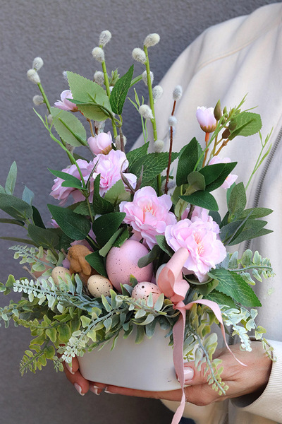 Adoria, stroik wielkanocny z zajączkiem