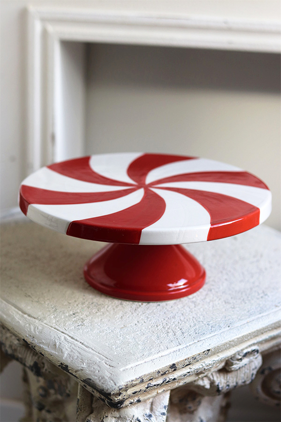 Xmas Lollypop, ceramiczna patera do serwowania