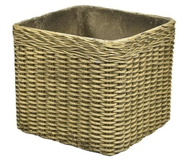 Boho, donica beż 1a, wym.37x37x31cm