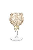 Golden Leaf elegancki świecznik kielich