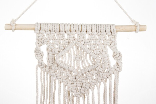 dekoracja ścienna Makrama C, wym.48x25cm