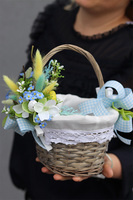 Moko Easter Boy, dekorowany koszyczek wielkanocny, wys.24cm