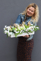 Longia Milio 2, podłużna kompozycja wielkanocna, wym.28x77cm