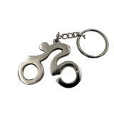 brelok metalowy - Rowerzysta, dł.10cm