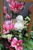 Assiano Tower, dekoracja nagrobna z aniołem, wym.82x54cm