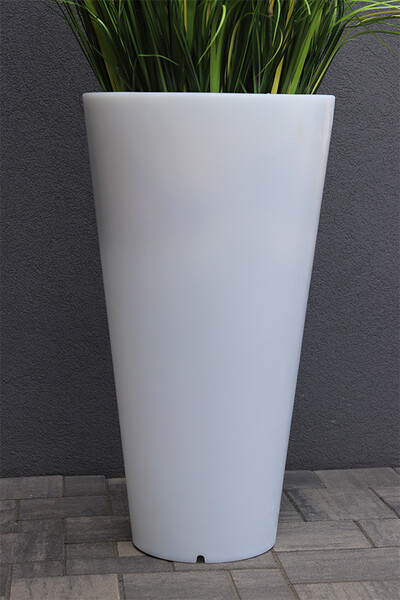 Dandelion Light 3, trawa w podświetlanej donicy z dmuchawcami