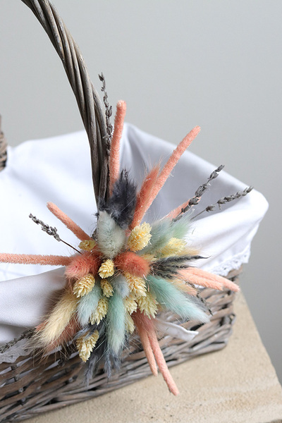 Chatka, dekorowany koszyczek wielkanocny