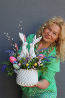 Moko Easter Pastelle New, stroik wielkanocny na stół