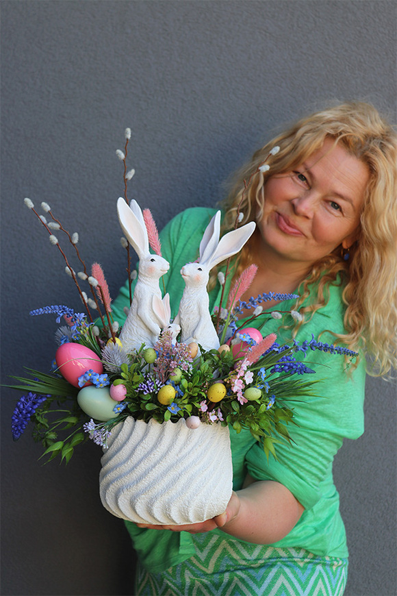 Moko Easter Pastelle New, stroik wielkanocny na stół