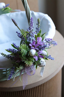 Gredda, dwustronnie dekorowany koszyczek wielkanocny