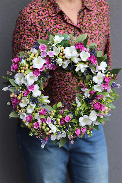 dekoracyjny wianek na drzwi Theresa, śr.34cm