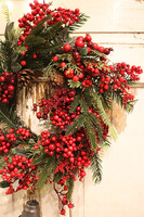 Czerwone Święta, wianek z dzwonkami