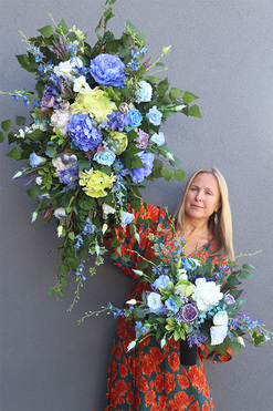 Blusilda Terite, komplet dekoracji nagrobnych, wiązanka + bukiet