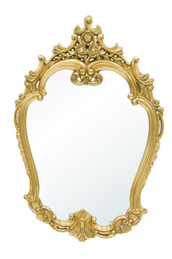 Antoinette C, lustro w złotej ramie, wym.113x80cm