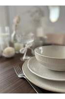 Bonita White, komplet obiadowy dla 6 osób, 18 elementów