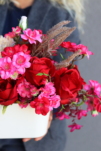 LaGuel Amore 2, dekoracja kwiatowa w naczyniu