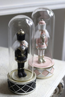 Nutcracker, figurka dziadek do orzechów w szkle, black
