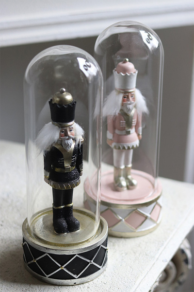 Nutcracker, figurka dziadek do orzechów w szkle, black