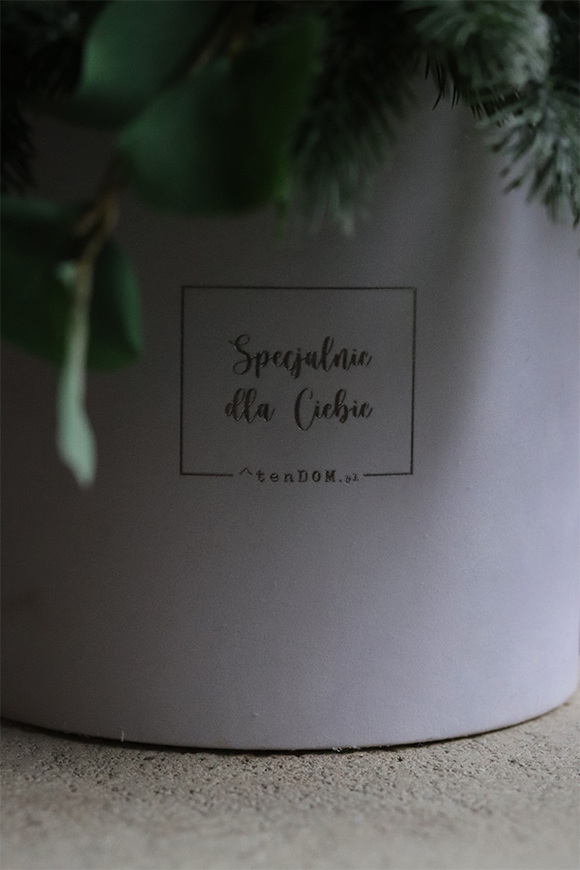 White Winter, biały flowerbox zimowy LED