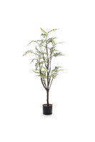 Paproć skórzasta, sztuczne drzewko w osłonce / donicy, wym.130x50x50cm