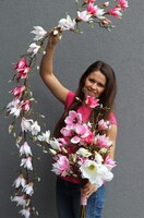 komplet, girlanda + bukiet, dekoracja roślinna z Magnolii