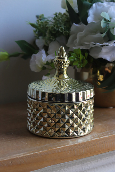 Palermo Gold B, dekoracyjny pojemnik amfora