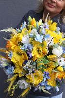 Żółte Żonkile, wiosenny flowerbox