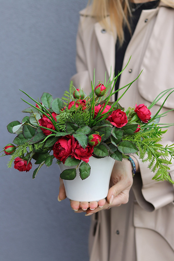 Rozenna Roses, kompozycja z czerwonych róż