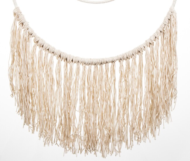 dekoracja ścienna Makrama / Łapacz Snów A, wym.65x33cm