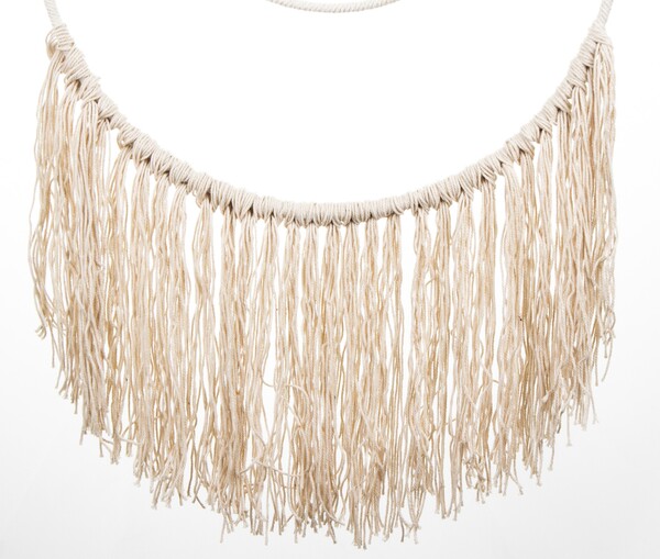 dekoracja ścienna Makrama / Łapacz Snów A, wym.65x33cm