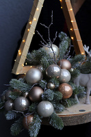 Góry Zimą, świąteczny stroik na stół LED