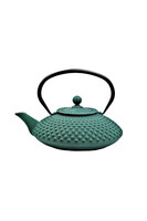 Awaji, żeliwny dzbanek do herbaty, zielony