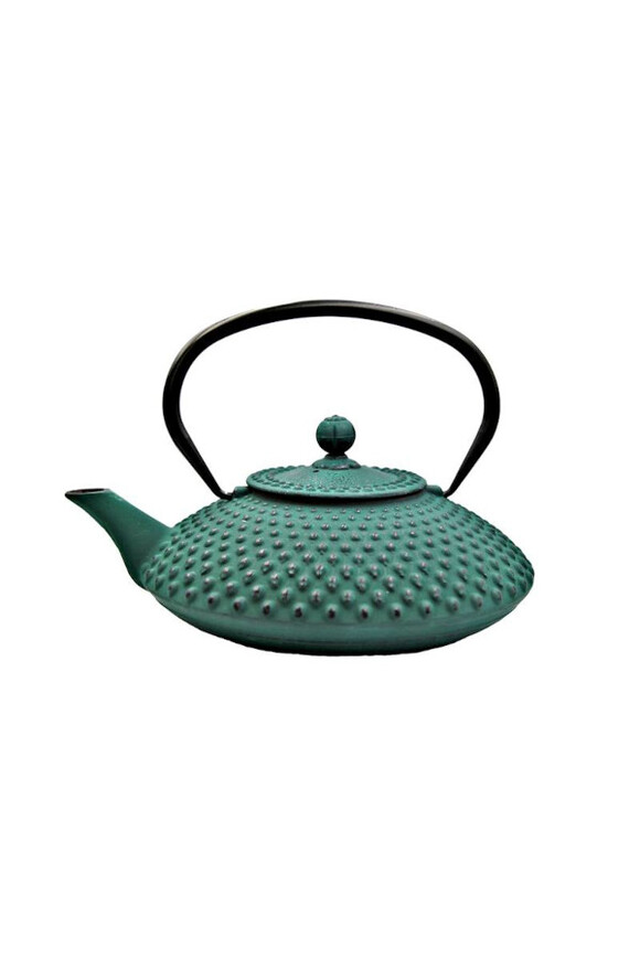 Awaji, żeliwny dzbanek do herbaty, zielony
