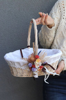 Karlina, dekorowany koszyczek wielkanocny